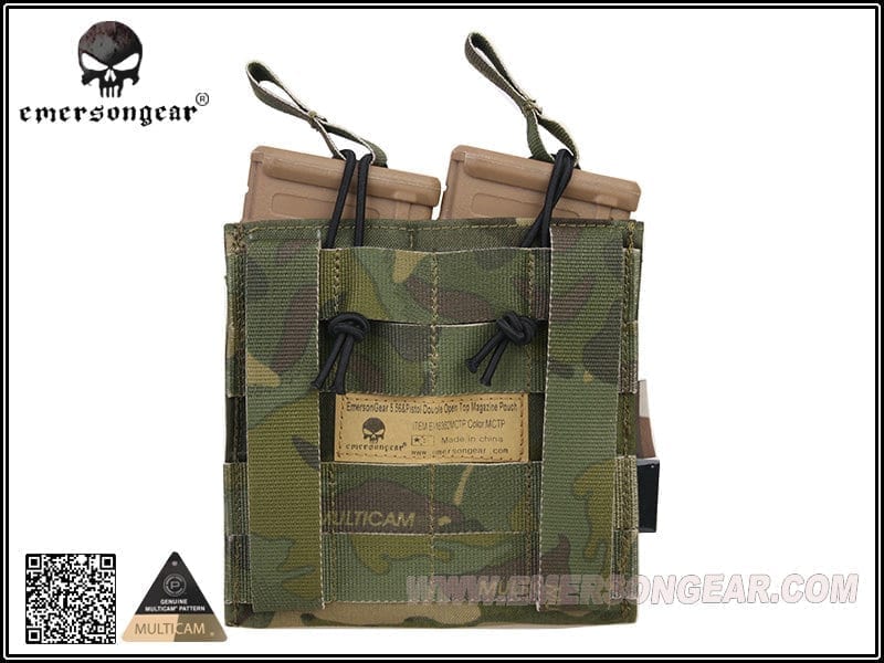 emerson gear multicam tropic EMERSON 5.56 & Pistol Double Open Top Magazine Pouch Multicam Tropic – EQUIP Tactical Clothing