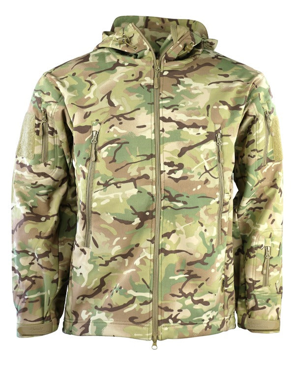 Kombat Patriot Soft Shell Jacket With Hood