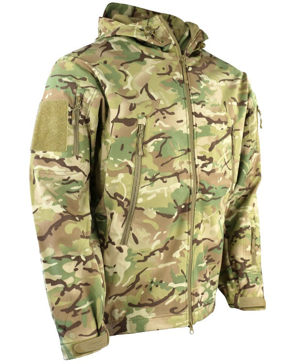 Kombat Patriot Soft Shell Jacket With Hood