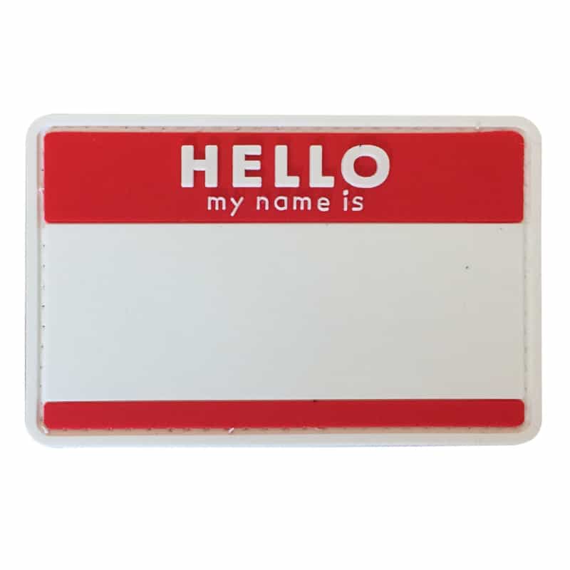 TPB Hello, My Name Is...Patch
